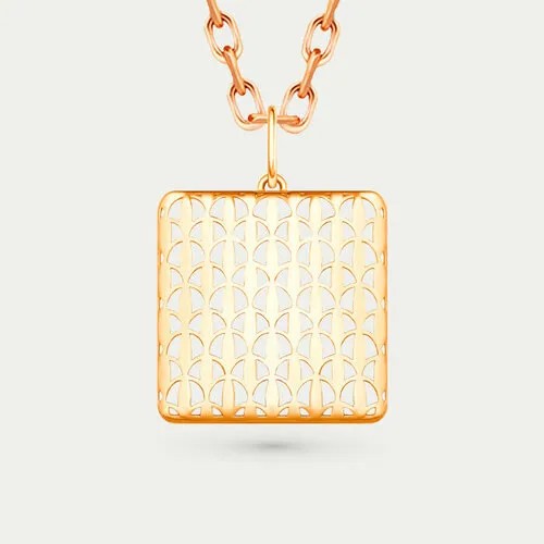 Подвеска GOLD CENTER, красное золото, 585 проба