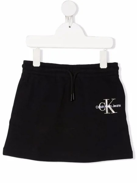 Calvin Klein Kids юбка мини с вышитым логотипом