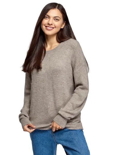 Джемпер женский oodji 63807366 бежевый L