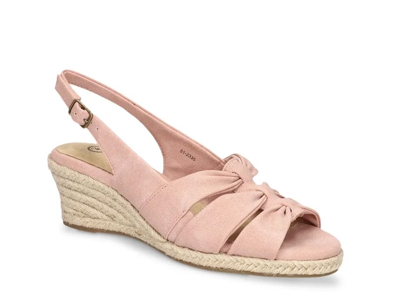 Босоножки Bella Vita Cheerful Espadrille на танкетке, цвет Blush