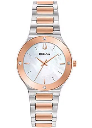 Японские наручные  женские часы Bulova 98R274. Коллекция Milennia