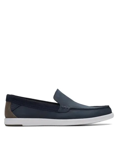 Полуботинки Bratton Loafer Clarks, темно-синий