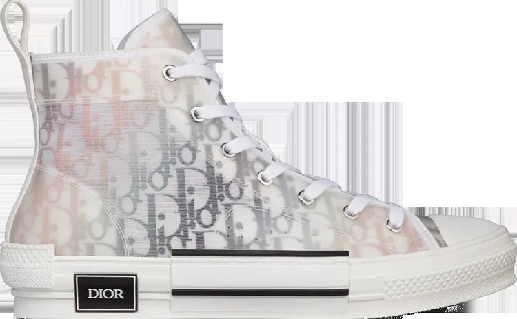 Кроссовки Dior B23 High Dior Oblique - Multi, белый