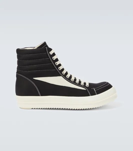 Высокие кеды с кожаной отделкой Drkshdw By Rick Owens, белый