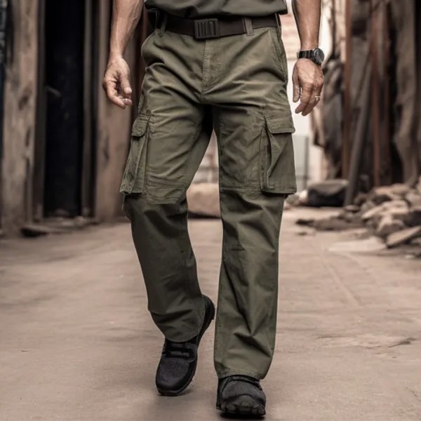 Мужские уличные винтажные тренировочные армейские штаны-карго