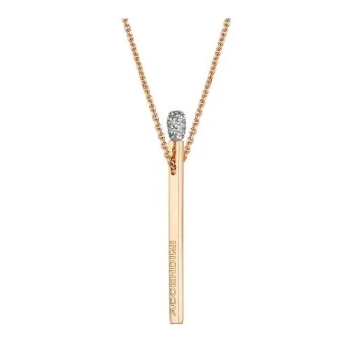 Алькор Колье из красного золота с бриллиантом 63573-100, размер 40-45