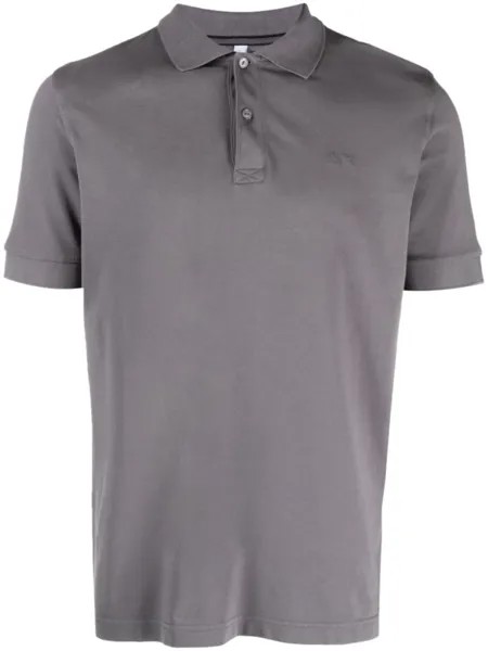Sun 68 рубашка поло с вышитым логотипом, серый