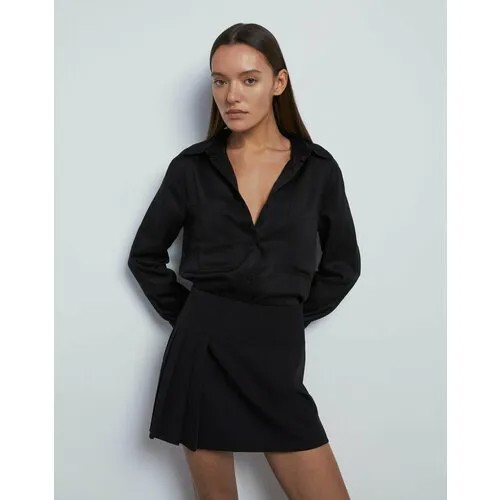 Рубашка Gloria Jeans, размер XS (38-40), черный