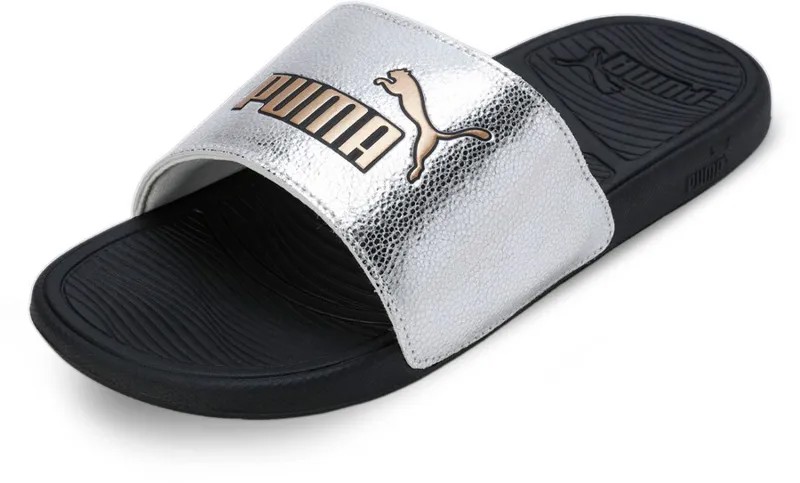 Мюли Puma, серебряный