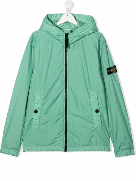 Stone Island Junior легкая куртка с нашивкой-логотипом