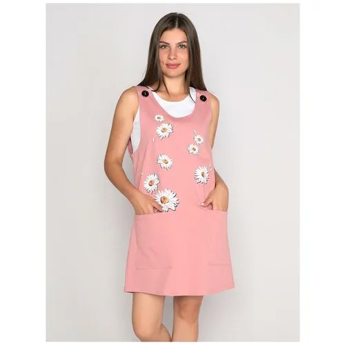 Сарафан Style Margo, размер 52, розовый
