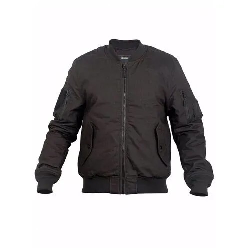 Куртка Пилот мужская утепленная (бомбер), GONGTEX Tactical Ripstop Jacket, осень-зима, цвет Черный (Black)-XXL