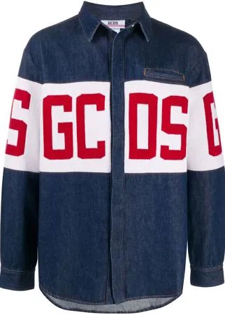 Gcds джинсовая куртка с логотипом