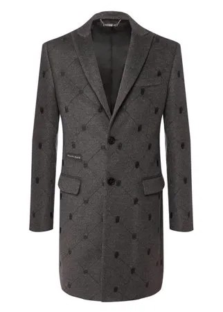 Шерстяное пальто Philipp Plein