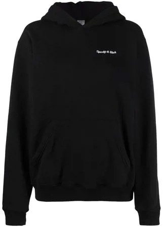 Sporty & Rich худи с вышитым логотипом