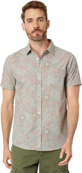 Рубашка Far Out Eco Short Sleeve Woven VISSLA, цвет Jade