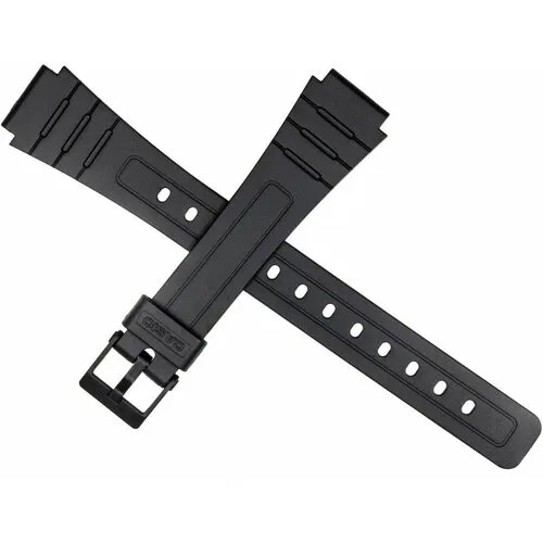 Ремешок CASIO, застежка пряжка, водонепроницаемый, для мужчин, размер 16мм, черный