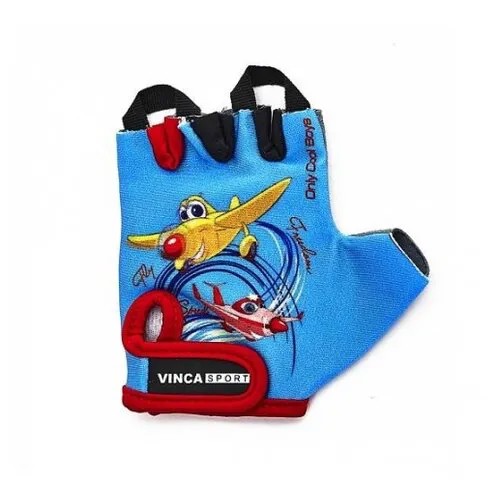 Перчатки Vinca Sport, синий, красный