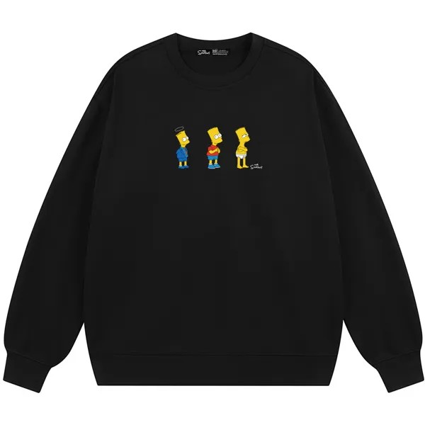 The Simpsons Толстовки и свитшоты унисекс с изображением Симпсонов, абрикос