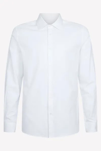 Рубашка приталенного кроя из твила Burton, белый