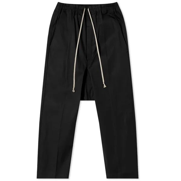 Брюки Rick Owens Drawstring Long, черный