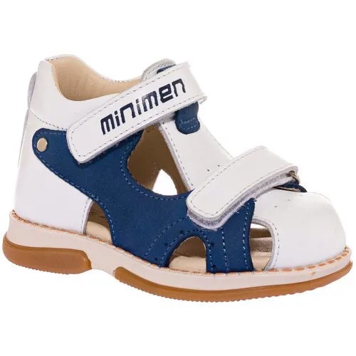 Сандалии Minimen, М цвет белый-синий, размер 29