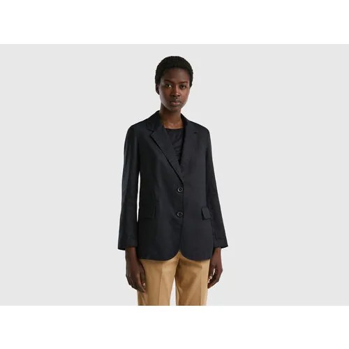 Пиджак UNITED COLORS OF BENETTON, размер 44, черный