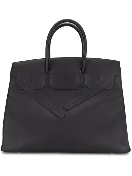 Hermès сумка-тоут Shadow Birkin 35 pre-owned 2020-го года
