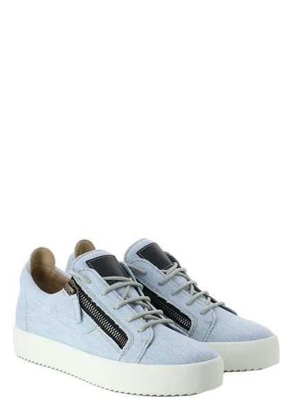 Кеды мужские Giuseppe Zanotti 108057 голубые 40 EU