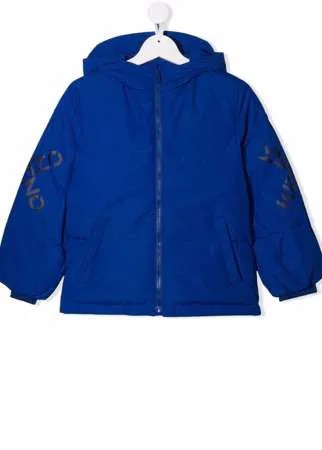 Kenzo Kids пальто с логотипом