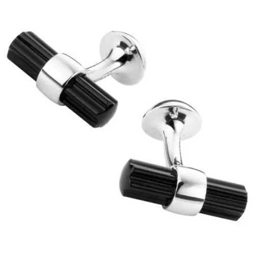 Запонки Montblanc, нержавеющая сталь, серебряный