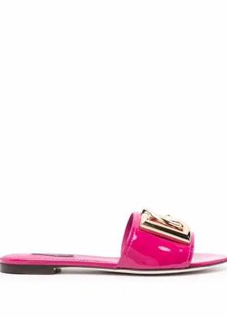Dolce & Gabbana шлепанцы с логотипом