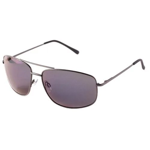 Солнцезащитные очки A-Z, прямоугольные, оправа: металл, с защитой от УФ, для мужчин, серый