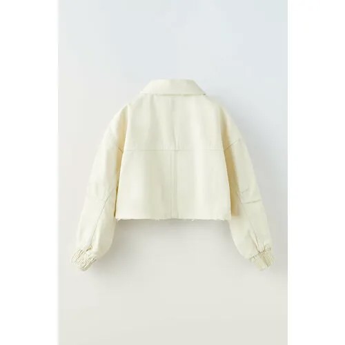Куртка Zara, размер 6-7 лет (120 cm), бежевый