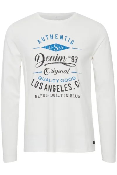 Лонгслив BLEND Langarmshirt, натуральный