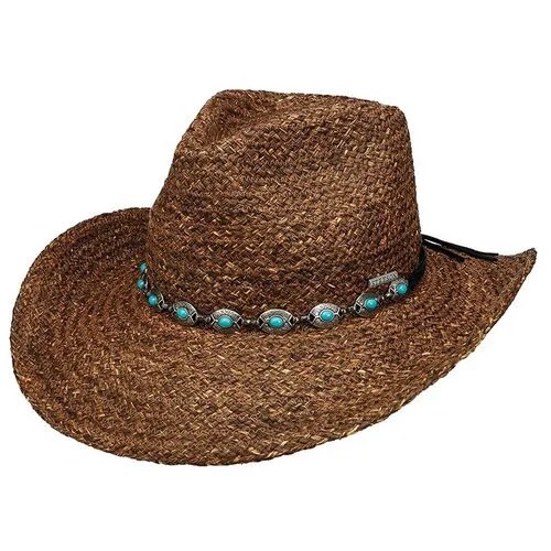 Шляпа STETSON, размер 59, коричневый