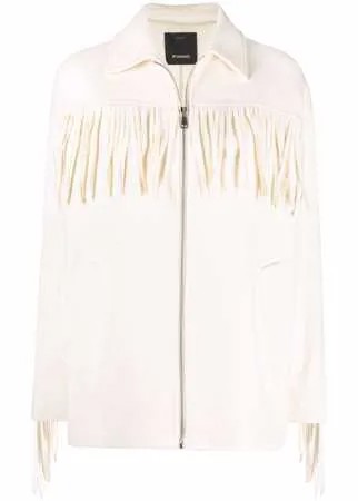 Pinko бушлат Risolatte с бахромой