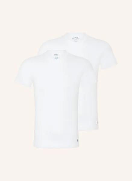 2 пачки футболок Polo Ralph Lauren, белый
