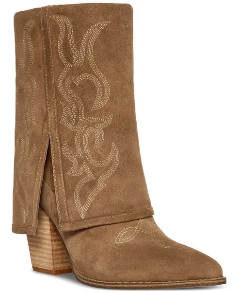 Женские ковбойские сапоги Layne с складными манжетами Steve Madden, красный