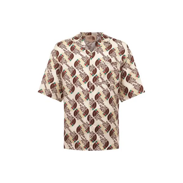 Шелковая рубашка The North Face x Gucci Gucci