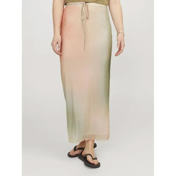 Юбка Jack & Jones Sage Mesh Long, бежевый