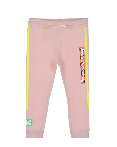 Спортивные брюки с неоновыми лампасами Stella McCartney детские
