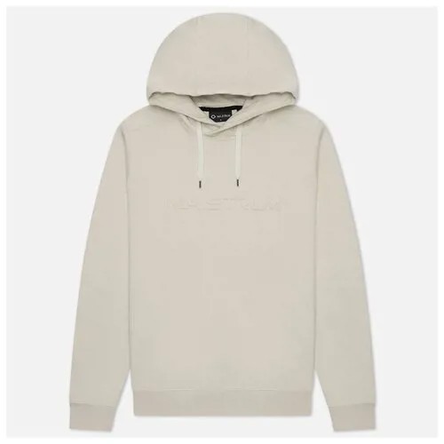 Мужская толстовка MA.Strum Embossed Logo Overhead Hoodie бежевый, Размер L