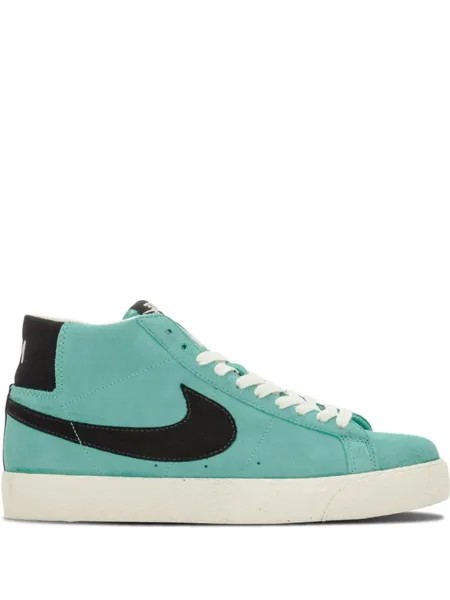 Nike высокие кеды SB Blazer, синий