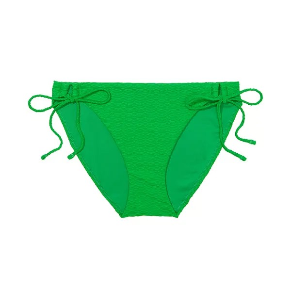 Плавки бикини Victoria's Secret Swim Mix & Match Side-Tie Fishnet, зеленый