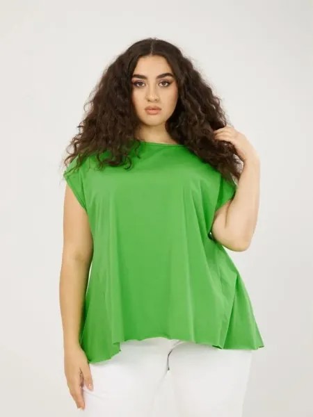 Блуза женская MAT fashion Plus size_1066 зеленая L