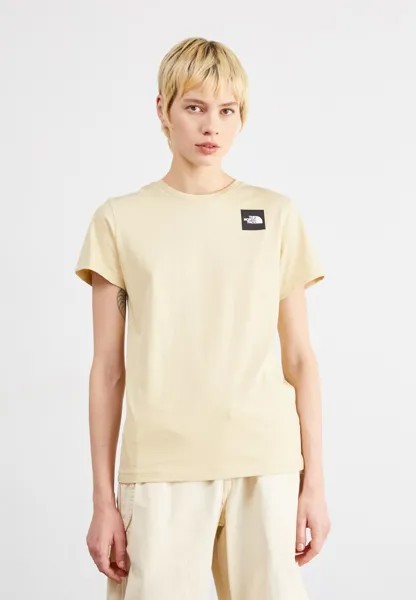 Футболка с принтом RELAXED FINE TEE The North Face, цвет gravel