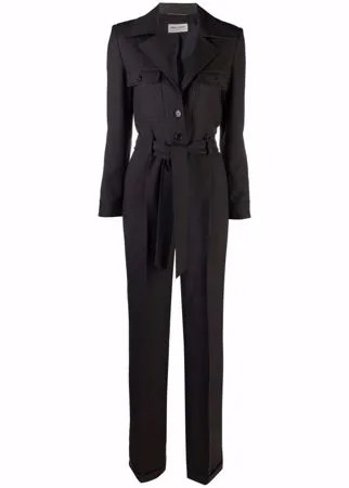 Saint Laurent комбинезон с поясом
