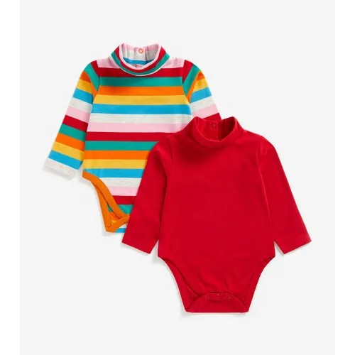 Боди mothercare, комплект из 2 шт., размер 92, мультиколор