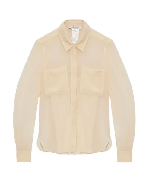 Рубашка Max Mara, бежевый